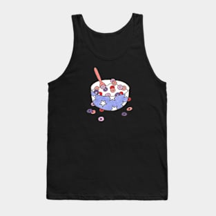 Cereal for breakfast//Drawing for fans Tank Top